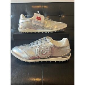 Duca del Cosma Kubananeo Silver Waterproof Golf Shoes‎